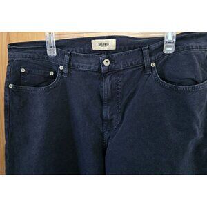 Baldwin Brennan Modern Straight Navy Jeans Mens USA Made Size 38x33